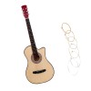 Chitara Clasica Lemn 4/4 Ideallstore 95cm Natur Cutaway, Corzi Incluse, Adulti/Copii 13+, Tei, 6 Corzi