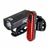 Set Lumini Bicicleta P2R LUMOIX 30 (USB) - Negru Ultimate FactoryBikes