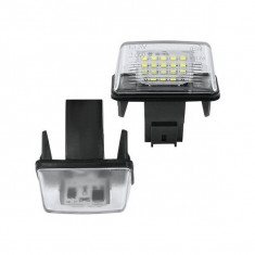 Lampi numar led PEUGEOT 206, 207, 306, 307, 308, 406, 407,5008, Partner foto