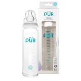 PUR 1202 &ndash; BIBERON DIN STICLA CU REZISTENTA LA SOC TERMIC 130ML