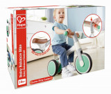 Hape Bicicleta Echilibru Verde 3 Roti, Usoara, Scaun Reglabil, Roti TPU Flexibile, Cadru Aluminiu, Max 25kg