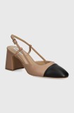Steve Madden pumps Zeina culoarea bej, cu toc drept, SM11003126