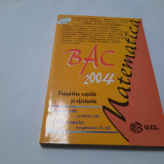 MATEMATICA BAC 2004 DORIN ANDRICA/M.BALUNA RF20/0