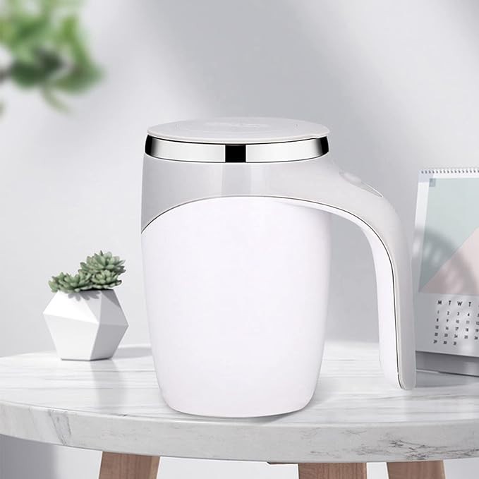 Cana electrica Inteligenta cu amstecare automata PAPLIX, din otel inoxidabil, pentru cafea, rotatie