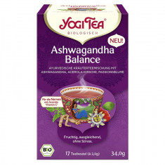 Ceai bio Ashwagandha Balance 17 pliculețe a 2,0, 34,0g Yogi Tea