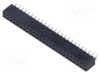 Conector şiruri pini mamă 50 PIN 2mm aurit THT SAMTEC