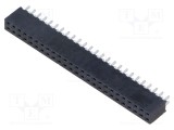 Conector şiruri pini mamă 50 PIN 2mm aurit THT SAMTEC