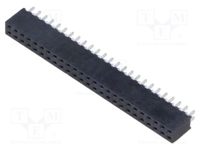 Conector şiruri pini mamă 50 PIN 2mm aurit THT SAMTEC foto