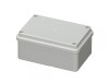 Doza Aplicata Patrata Elettrocanali 120x80x70mm IP56 ABS, Distributie, Jonctiune, Rezistenta UV, Interior/Exterior, Gri RAL7035