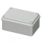 Doza aplicata patrata 120x80x50mm IP56 pentru distributie jonctiune ABS rezistenta UV fara presetupe margini netede