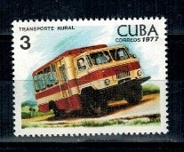 Cuba 1977 - Transportul in comun, neuzat foto