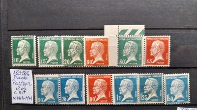 1923 Franta-Pasteur-YT170-181-compl.set-MNH+MH foto
