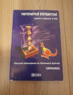 Matematică distractivă pentru clasele V-VIII - Cangurul foto