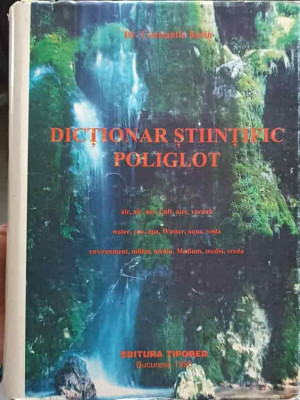 DICTIONAR STIINTIFIC POLIGLOT-CONSTANTIN SAVIN foto