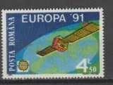 ROMANIA 1991 LP 1252 EUROPA CEPT, SERIE NESTAMPILTA COMPLETA