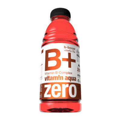 Bautura Racoritoare Merlin&amp;#039;s Vitamin Aqua B+ B-Boost, 0.6 l, Pepene Rosu si Lime, Apa cu Vitamine, Apa cu Vitamine si Minerale, Bautura cu Adaos de Vi foto