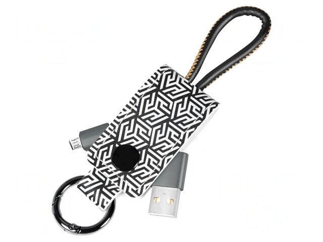 Cablu USB 2.0 A la Micro B 22cm Negru