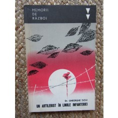 Un artilerist in liniile infanteriei - Gheorghe Tutui