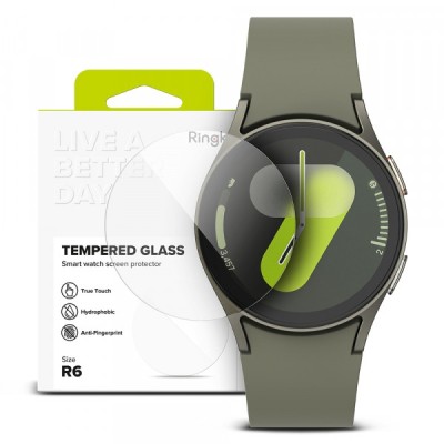 Folie Protectie Ringke R6 pentru Samsung Galaxy Watch7 44mm, Set 4 bucati, Sticla Securizata foto