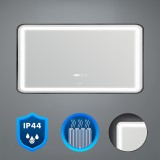Vio 120 oglindă cu iluminare led 120x60 cm