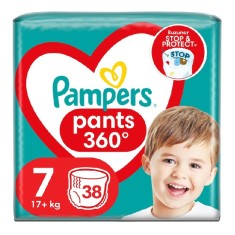Scutece-chilotel Pampers Pants Jumbo Pack, Nr.7, 17+ kg, 38 buc