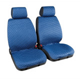 Huse scaun fata din stofa Cover-Tech Fabric 2buc - Albastru/Gri Garage AutoRide, Lampa
