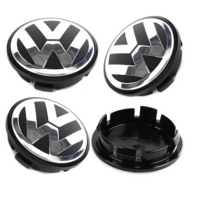 Set 4 capace butuc Volkswagen Passat, Golf ,CC de 52/56mm pentru jante,VW56/52mm foto