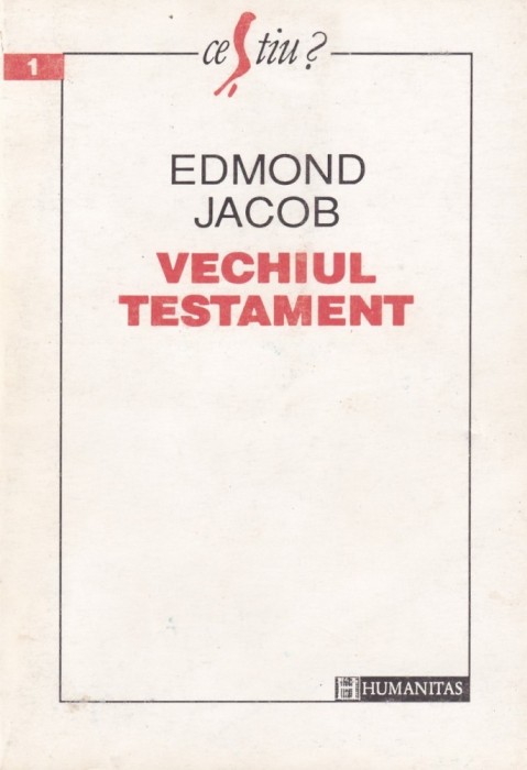 Edmond Jacob - Vechiul Testament