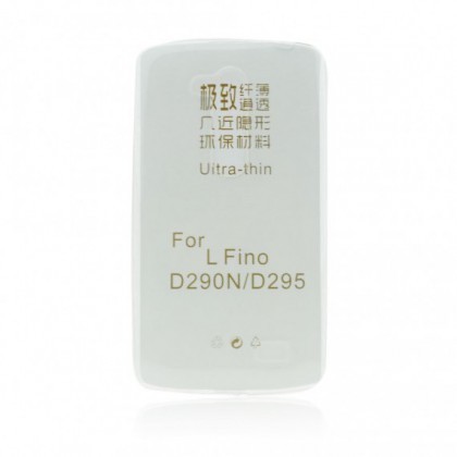 Husa Silicon Ultra Slim LG L Fino D290 Transparent