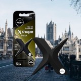 AROMA CAR Polymer X-Shape BLACK &ndash; Odorizant Auto Polimeric, 40 Zile Prospețime