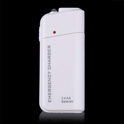 Uversal Portable USB de urgență 2 AA Extender Baterie &amp;Icirc;ncărcător Cutie de alimen foto
