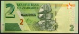 Bancnota exotica 2 DOLARI - ZIMBABWE, anul 2019 * Cod 245 = UNC