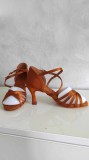 Cumpara ieftin Sandale/ pantofi noi de dans latino salsa/ bachata bronz marimea 35