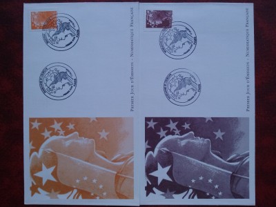 2008-Franta-Marianne si Europa-4 buc.-F.D.C.-MNH foto