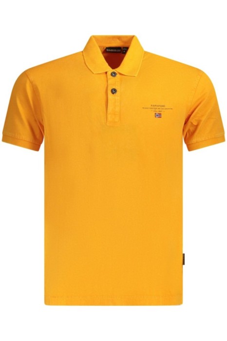 Tricou Polo barbati, Elbas NP0A4GB4, Logo Brodat, Regular Fit, Portocaliu, M