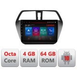 Navigatie Suzuki S-Cross E-337 Octa Core cu Android Radio Bluetooth Internet GPS WIFI DSP 4+64GB 4G CarStore Technology
