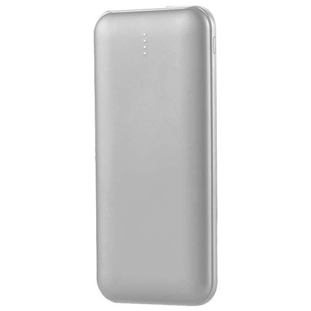 Power bank 10000mah cu cablu 30cm tip c - argintiu