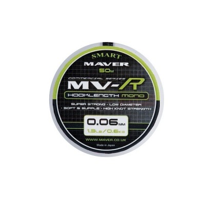 Fir Monofilament Maver UK MV-R HOOKLEGHT MONO 50m 0.08mm 0.7kg foto