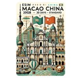 ESIM Macao China 20GB 30Days Standard