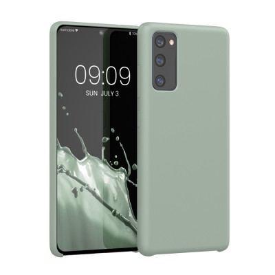 Husa Kwmobile pentru Samsung Galaxy S20 FE, Silicon, Verde, 53605.172 foto