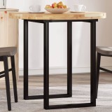 VidaXL Blat de masă rotund, &Oslash;80x4 cm, lemn masiv de acacia
