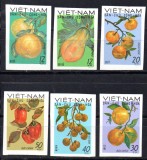 VIETNAM 1969, Fructe, serie neuzata, MNH, nedant, Nestampilat