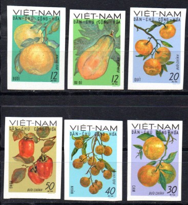 VIETNAM 1969, Fructe, serie neuzata, MNH, nedant foto