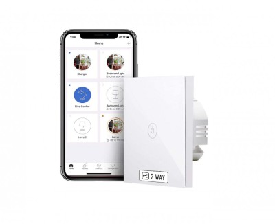 Comutator Wi-Fi meross, necesita cablu neutru, intrerupator de lumina inteligent - RESIGILAT foto