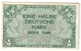 SV * Germania 1/2 MARK 1948 * relativ Rara * AUNC