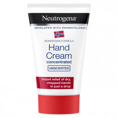Cremă de mâini concentrată fara parfum pentru piele extrem de uscata sau crapata, 75 ml, Neutrogena