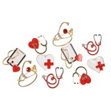 Set 10 brose martisor stetoscop