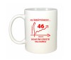 Cana alba personalizata &quot;Nu imbatranesc doar imi creste valoarea, 46 ani&quot;, INOVATIX&reg;. 330 ml, Oem