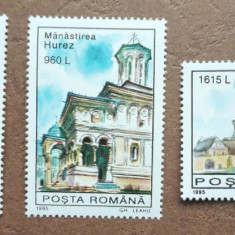 TIMBRE ROMANIA MNH LP1390/1995 Monumente Romania incluse patrimoniu arhitectural