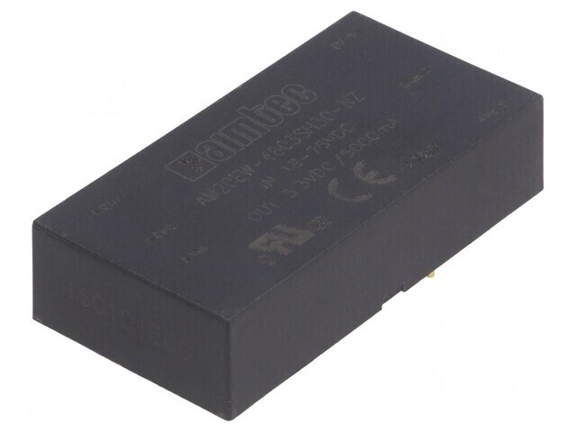 Convertor DC/DC 20W 18-75V la 3.3V 5A
